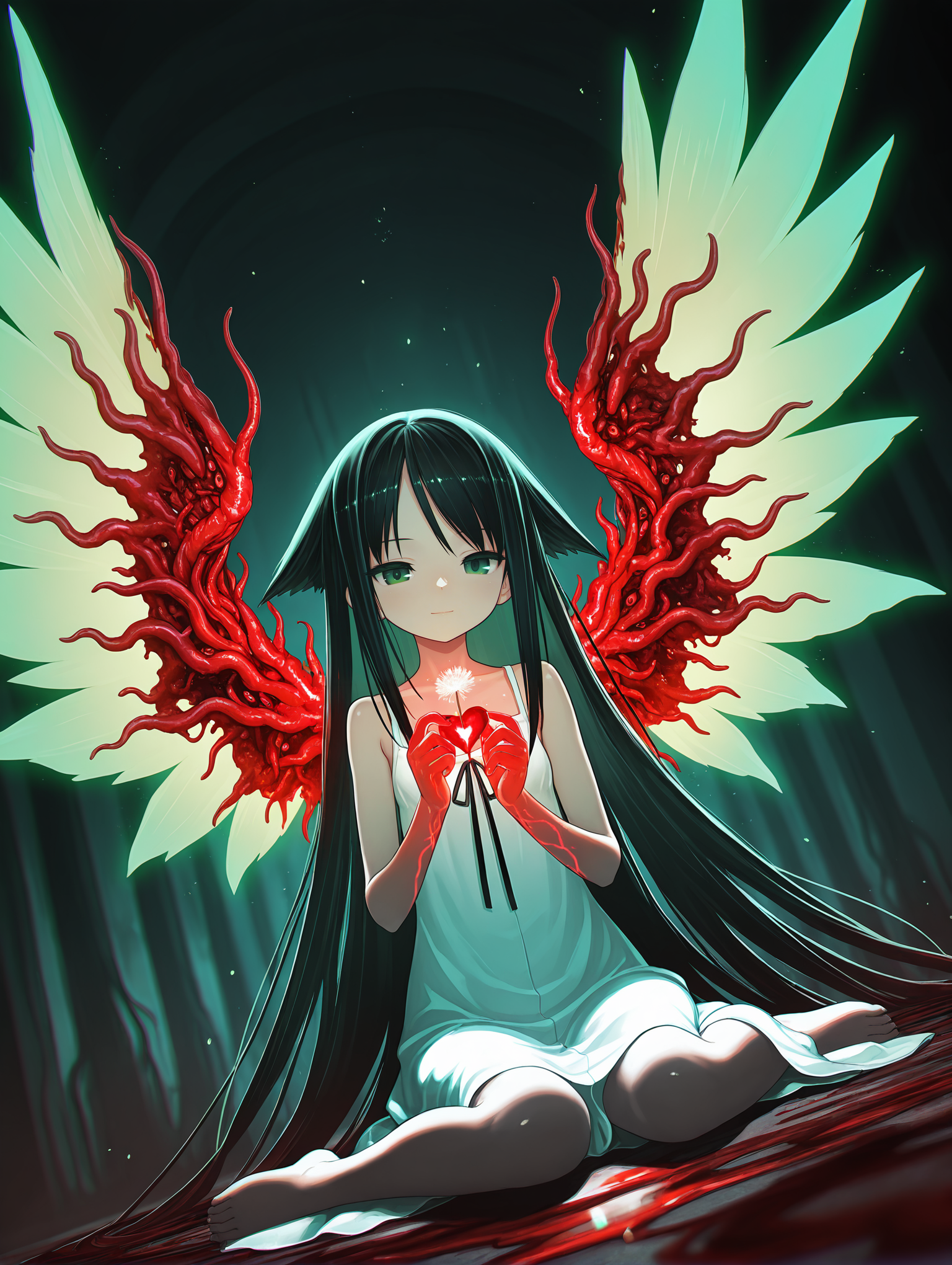 13111-2373134665-dynamic pose, dynamic angle,glowing wings, _looking at viewer, light smile, wariza, flesh wings, holding dandelion, arms up, blo.png